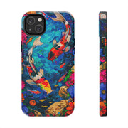 Vibrant Koi Pond Pop Art Tough Phone Case