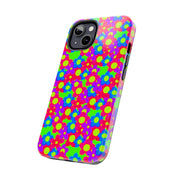 Retro Kawaii Bright Floral Pattern Tough Phone Case