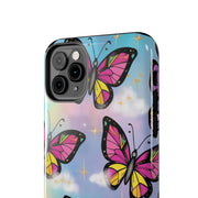 Retro Pop Art Butterfly Sky Tough Phone Case