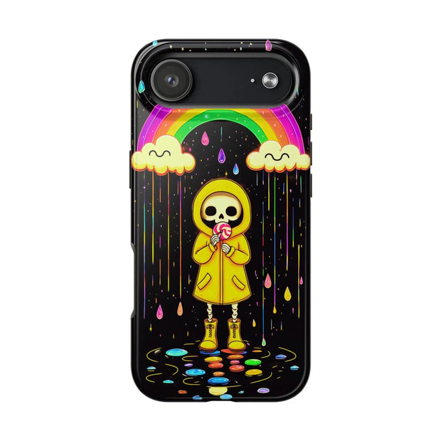 Rainbow Skeleton Lollipop Tough Phone Case LavenderCeleste