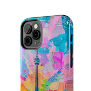 Toronto Pop Art Collage Skyline Tough Phone Case LavenderCeleste