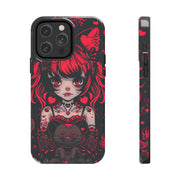 Kawaii Gothpunk Red Heart Tough Phone Case