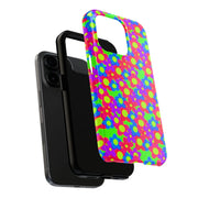 Retro Kawaii Bright Floral Pattern Tough Phone Case