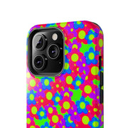 Retro Kawaii Bright Floral Pattern Tough Phone Case