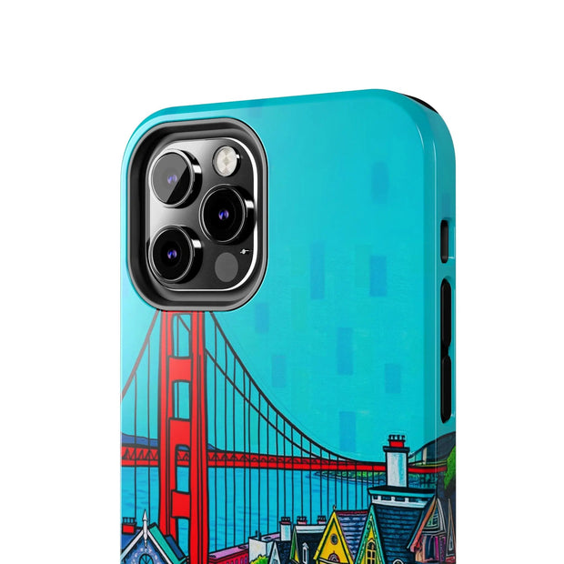 San Francisco Pop Art Colorful City Tough Phone Case LavenderCeleste