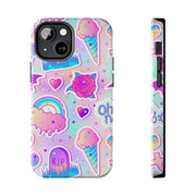 Pastel Goth Kawaii Graveyard Tough Phone Case LavenderCeleste