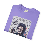 The Rebel Skeleton Tarot Punk Comfort Colors Tee LavenderCeleste