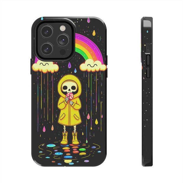Rainbow Skeleton Lollipop Tough Phone Case LavenderCeleste