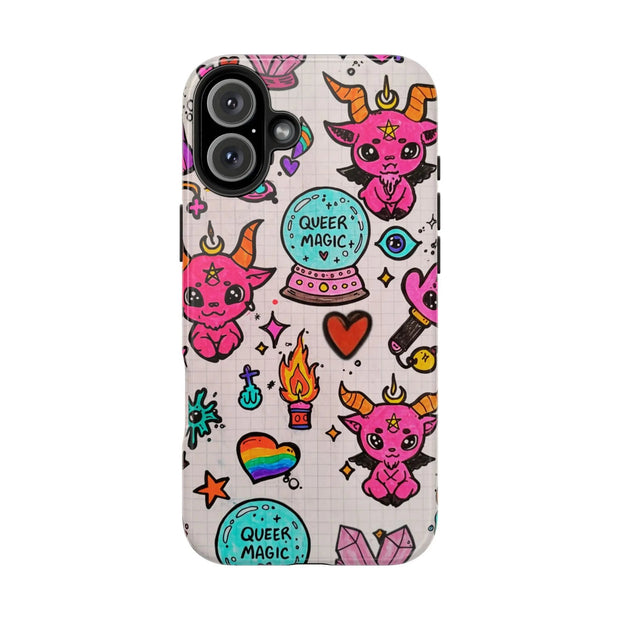 Queer Magic Pride Witchcore Tough Phone Case LavenderCeleste