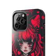 Kawaii Gothpunk Red Heart Tough Phone Case