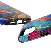 Vibrant Koi Pond Pop Art Tough Phone Case
