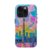 Toronto Pop Art Collage Skyline Tough Phone Case LavenderCeleste