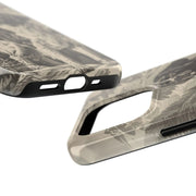 Saint Bernard Toile de Jouy Vintage Tough Phone Case LavenderCeleste