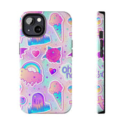 Pastel Goth Kawaii Graveyard Tough Phone Case LavenderCeleste