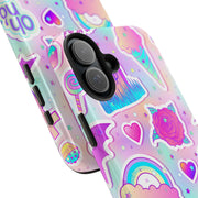 Pastel Goth Kawaii Graveyard Tough Phone Case LavenderCeleste