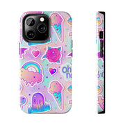 Pastel Goth Kawaii Graveyard Tough Phone Case LavenderCeleste