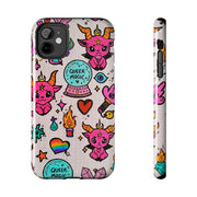 Queer Magic Pride Witchcore Tough Phone Case LavenderCeleste
