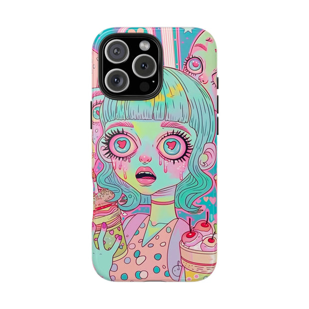 Kawaii Diner Zombies Pastel Chaos Tough Phone Case