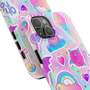 Pastel Goth Kawaii Graveyard Tough Phone Case LavenderCeleste