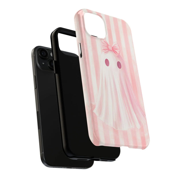 Pink Coquette Ghost Tough Phone Case - LavenderCeleste