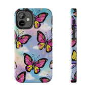 Retro Pop Art Butterfly Sky Tough Phone Case