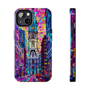 Philadelphia Pop Art Skyline Tough Phone Case LavenderCeleste
