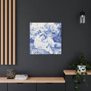 Ragdoll Toile Matte Canvas Art Print LavenderCeleste