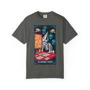 The Conspiracy Theorist Skeleton Tarot Comfort Colors Tee LavenderCeleste