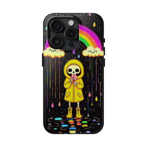 Rainbow Skeleton Lollipop Tough Phone Case LavenderCeleste