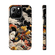 Golden Geisha Wave Japanese Art Tough Phone Case