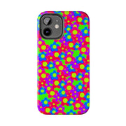Retro Kawaii Bright Floral Pattern Tough Phone Case