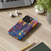 San Diego Skyline Pop Art Tough Phone Case LavenderCeleste