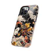 Golden Geisha Wave Japanese Art Tough Phone Case
