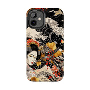 Golden Geisha Wave Japanese Art Tough Phone Case