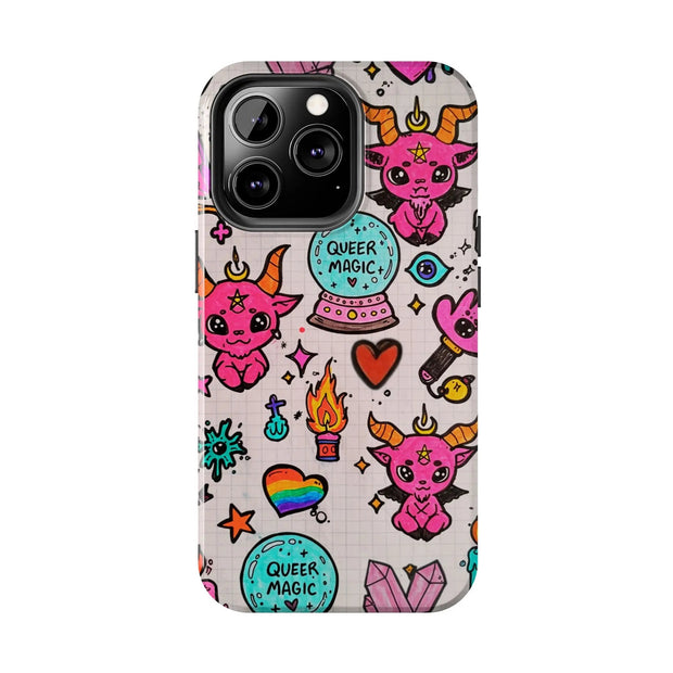 Queer Magic Pride Witchcore Tough Phone Case LavenderCeleste