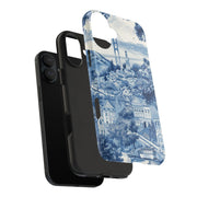 San Francisco Toile de Jouy Scenic Tough Phone Case LavenderCeleste