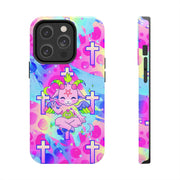 Pastel Goth Kawaii Baphomet Tough Phone Case LavenderCeleste