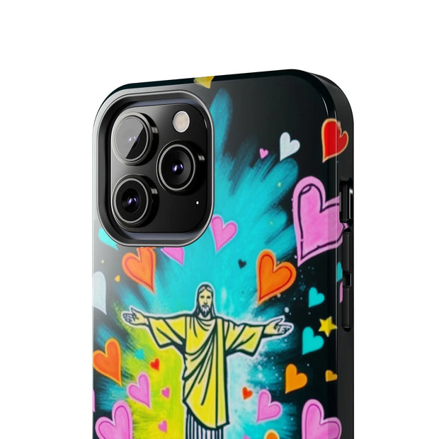Rio de Janeiro Neon Pop Art Tough Phone Case LavenderCeleste