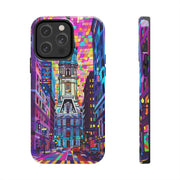 Philadelphia Pop Art Skyline Tough Phone Case LavenderCeleste