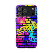 Scorpio Graffiti Wall Zodiac Tough Phone Case LavenderCeleste