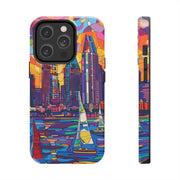 San Diego Skyline Pop Art Tough Phone Case LavenderCeleste