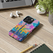Toronto Pop Art Collage Skyline Tough Phone Case LavenderCeleste