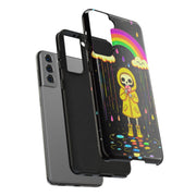 Rainbow Skeleton Lollipop Tough Phone Case LavenderCeleste