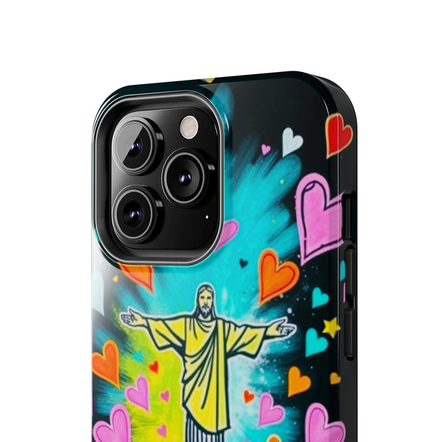 Rio de Janeiro Neon Pop Art Tough Phone Case LavenderCeleste