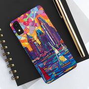 San Diego Skyline Pop Art Tough Phone Case LavenderCeleste
