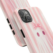 Pink Coquette Ghost Tough Phone Case - LavenderCeleste