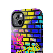 Sagittarius Graffiti Wall Zodiac Tough Phone Case LavenderCeleste
