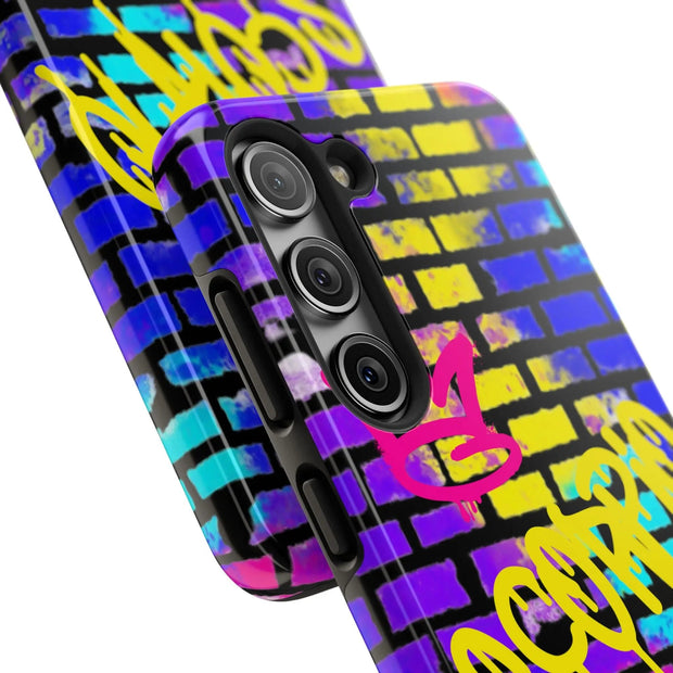 Scorpio Graffiti Wall Zodiac Tough Phone Case LavenderCeleste