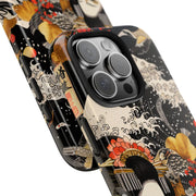 Golden Geisha Wave Japanese Art Tough Phone Case