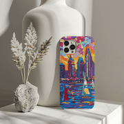 San Diego Skyline Pop Art Tough Phone Case LavenderCeleste